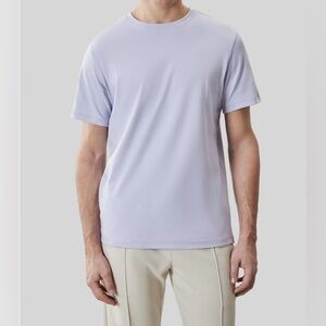 Robert Barakett Georgia Short Sleeve T-Shirt, Lilac - Medium